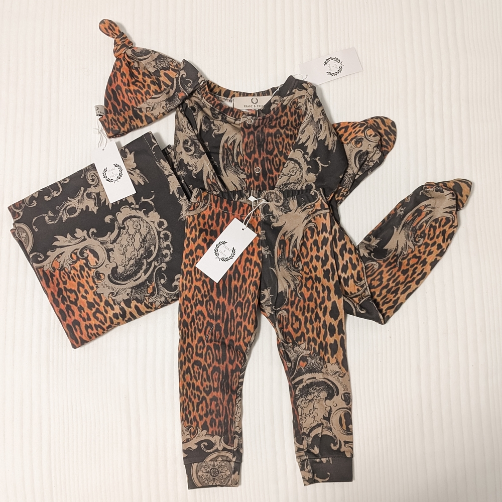 Leopard Print Kids Matching Set